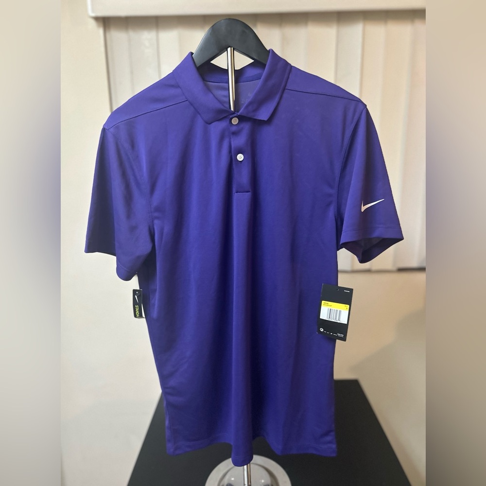 NWT Nike Golf Polo Shirt BV0356 Dri-Fit Mens Size Small Purple New